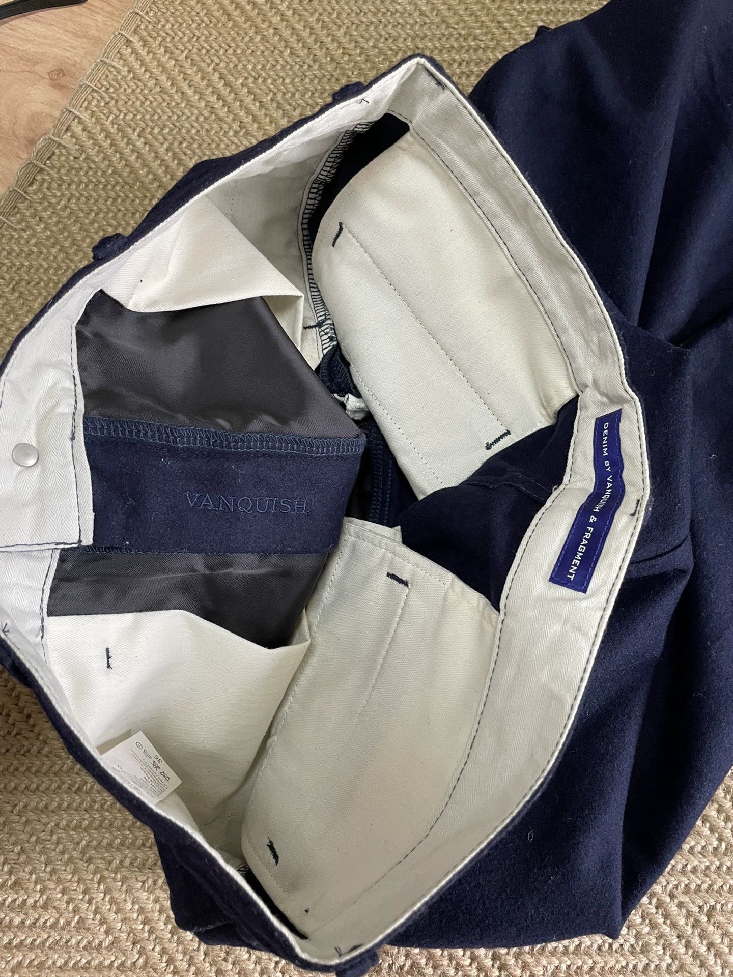 Fragment Design FRAGMENT x VANQUISH Pink Flash Wool Pants W36 Good Size US 36 / EU 52 - 8 Thumbnail