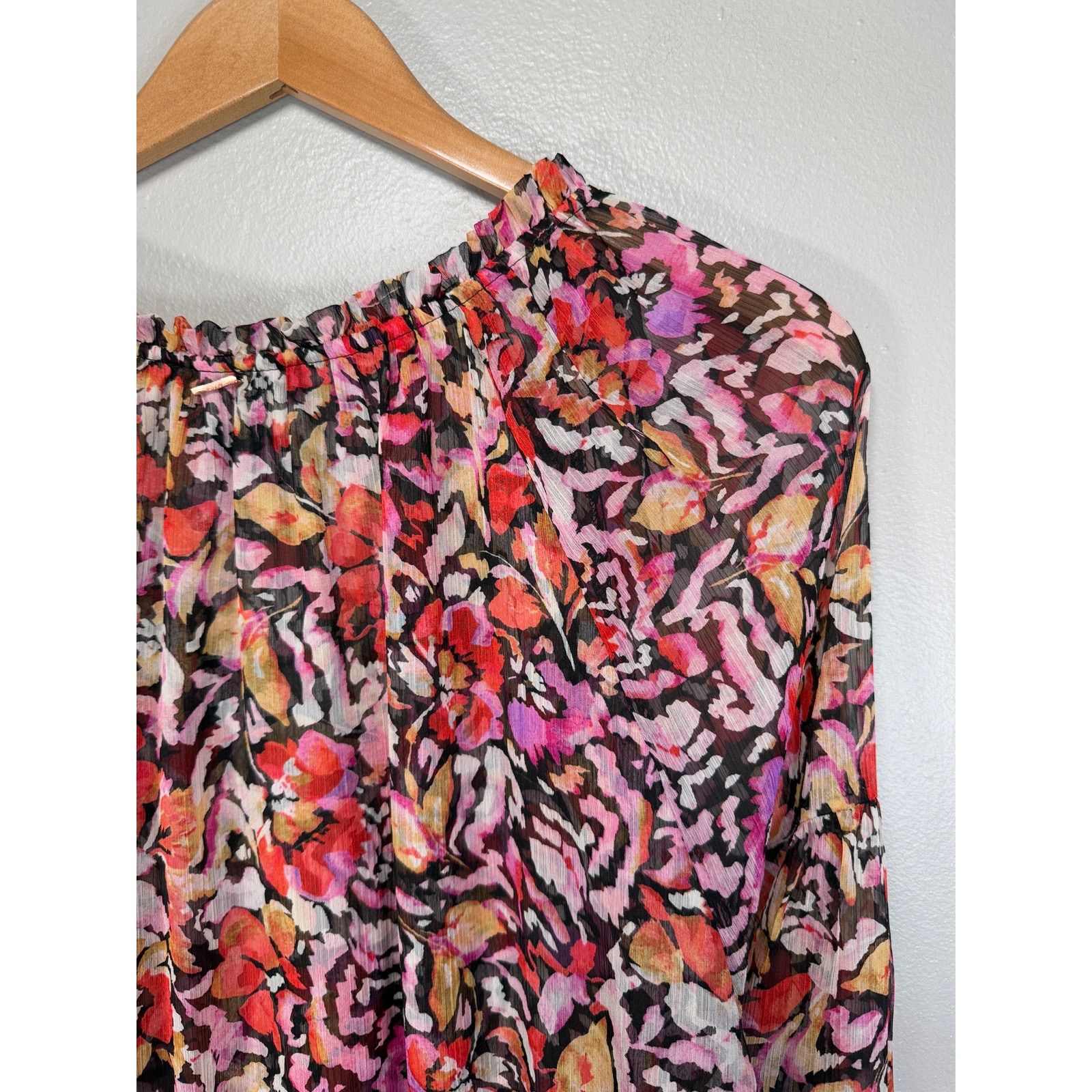 MISA Los Angeles NWT Misa Los Angeles Celina Red Fire Flora Dress Size XL Size XL / US 12-14 / IT 48-50 - 10 Thumbnail