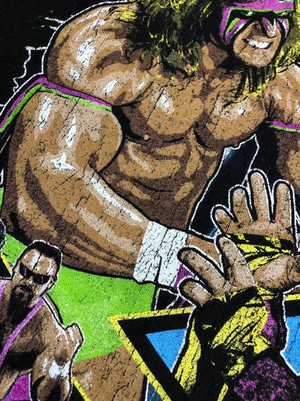 WWE WWE Wrestlemania The Ultimate Warrior Macho Man Graphic tee Size US M / EU 48-50 / 2 - 4 Thumbnail