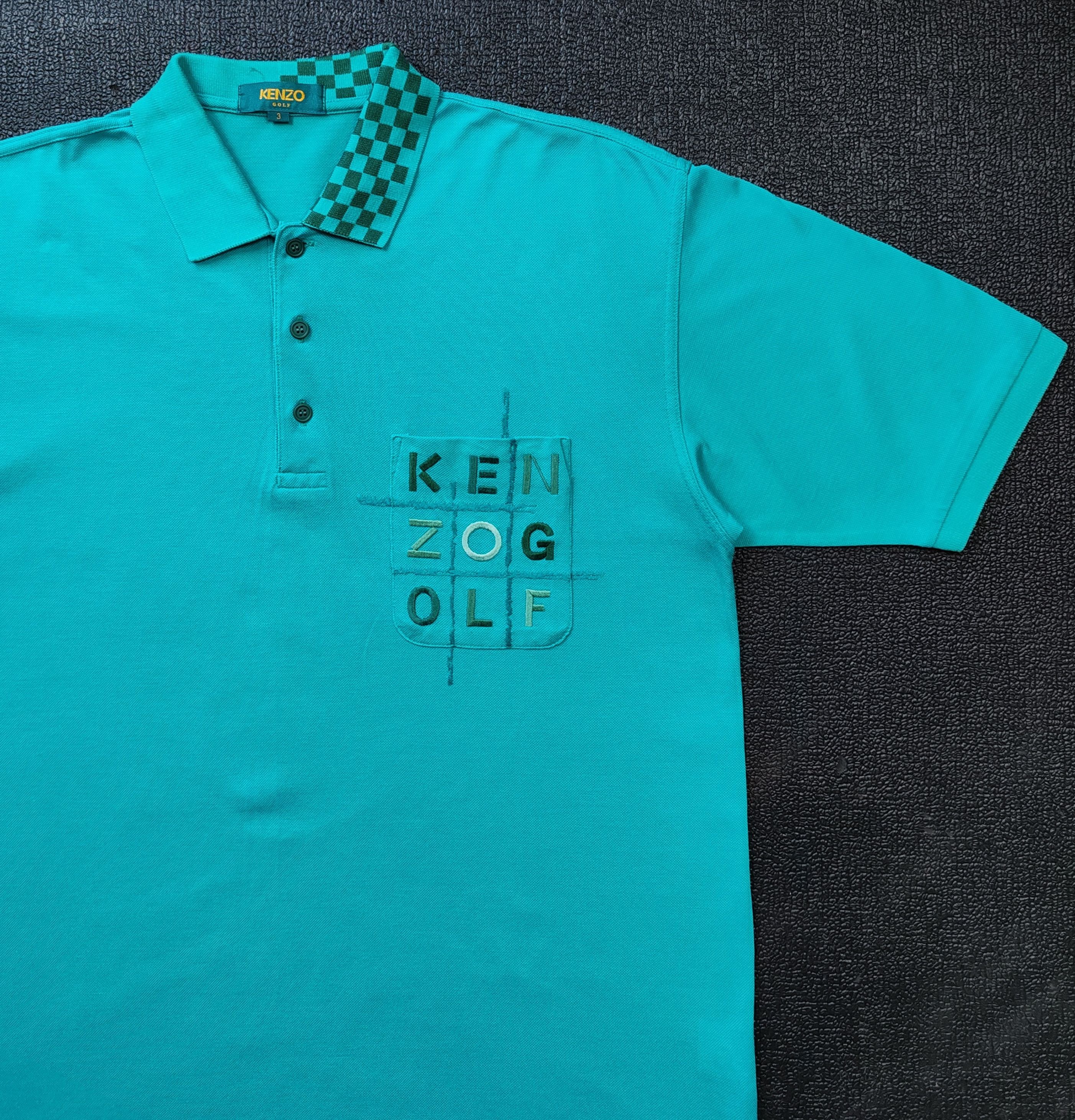 Kenzo Kenzo Golf Vintage 90s Collar T shirt size Large Size US L / EU 52-54 / 3 - 3 Thumbnail