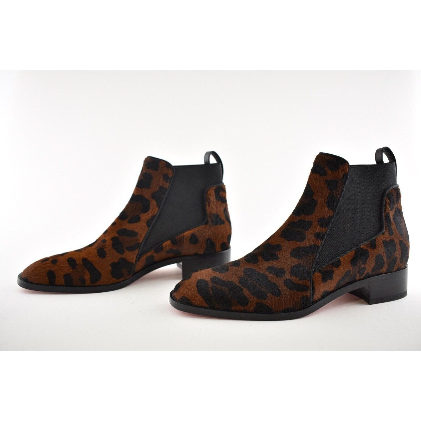 Christian Louboutin Christian Louboutin Marmada Flat Black Leopard Pony Fur Size US 5.5 / IT 35.5 - 8 Thumbnail