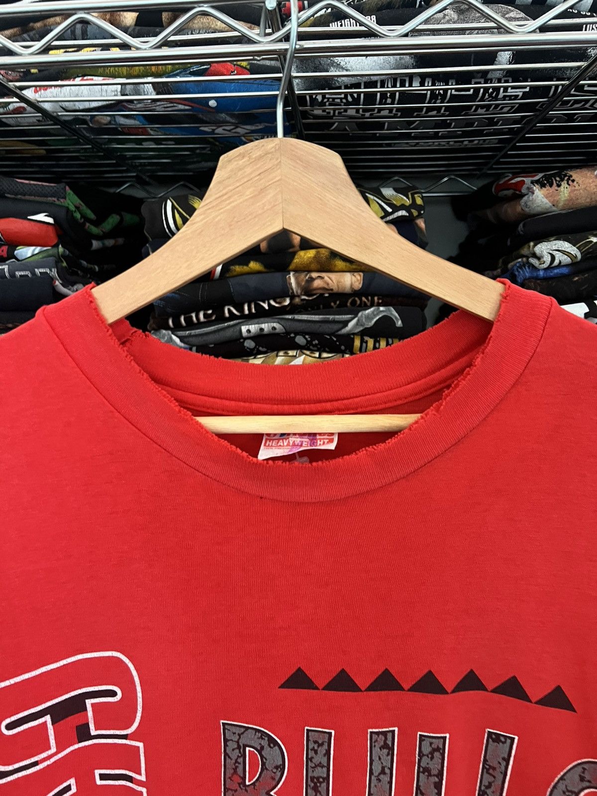 NBA 80s Chicago Bulls Tee Single Stitch Size US L / EU 52-54 / 3 - 4 Thumbnail