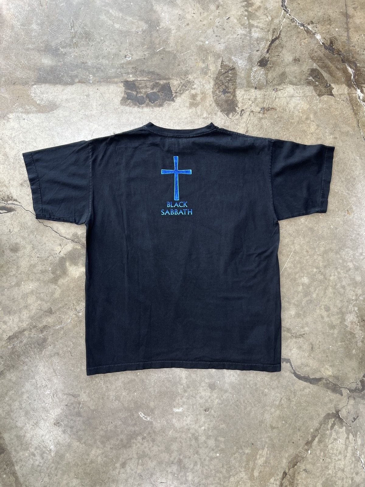 Band Tees × Vintage Vintage 90s Black Sabbath Cronies Tag Tee Large Size US XL / EU 56 / 4 - 4 Thumbnail