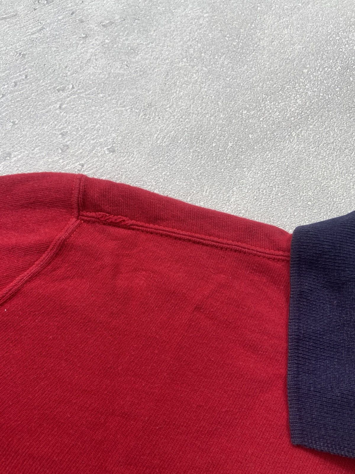 Gucci 90's Gucci Vintage sweatershirt half button red Size US M / EU 48-50 / 2 - 7 Thumbnail