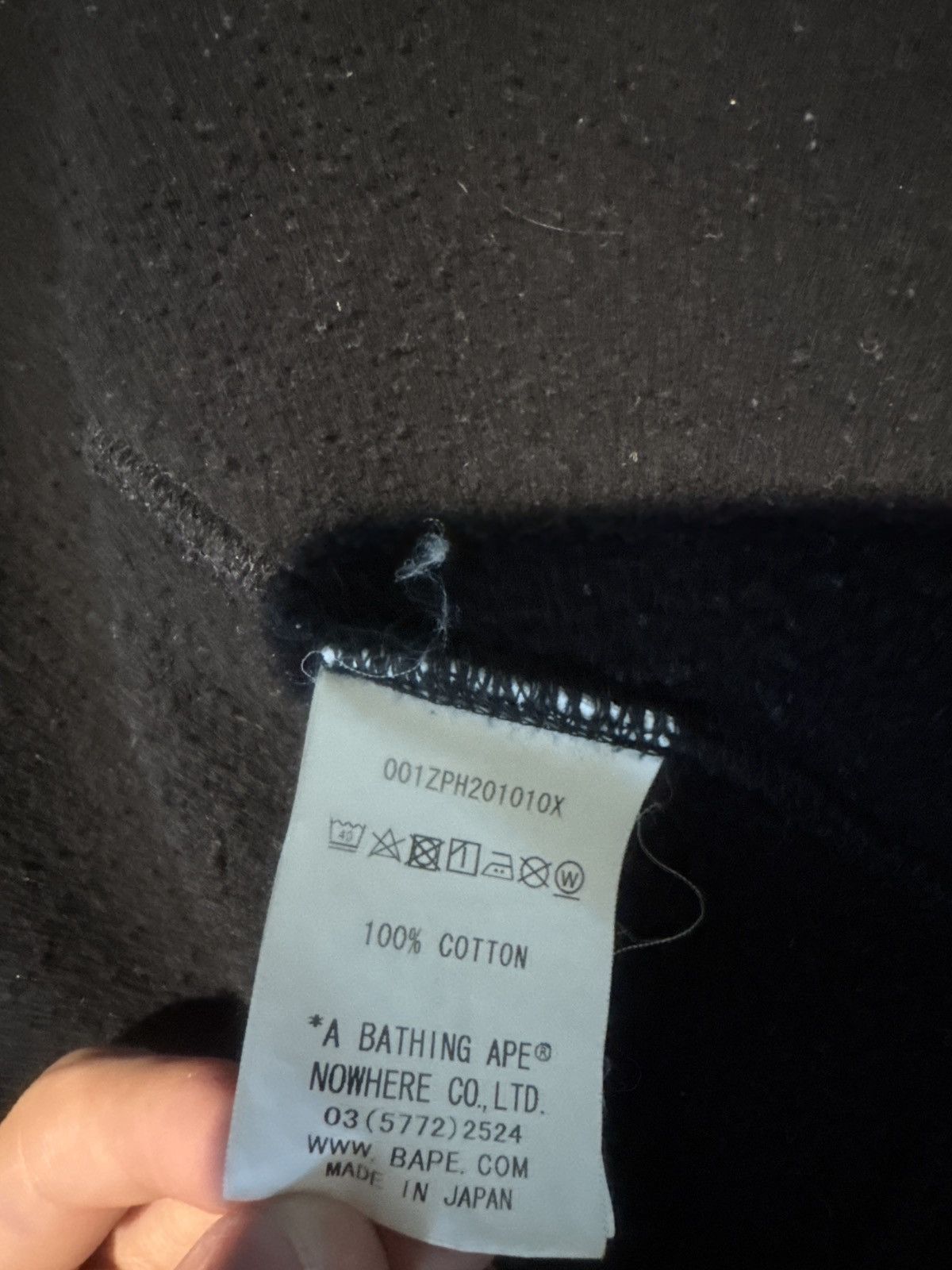 Bape Black bape zip up sweater Size US L / EU 52-54 / 3 - 4 Thumbnail