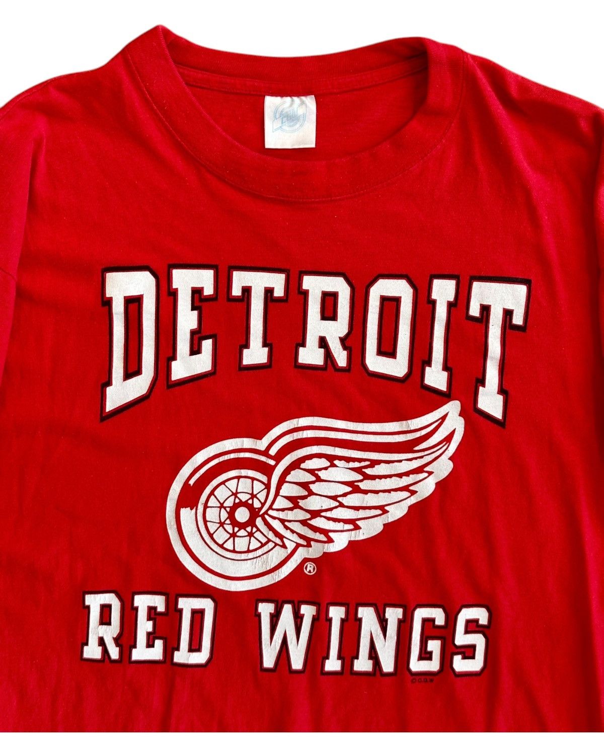 NHL × Vintage 1990s Detroit Red Wings Tee Size US XL / EU 56 / 4 - 3 Thumbnail