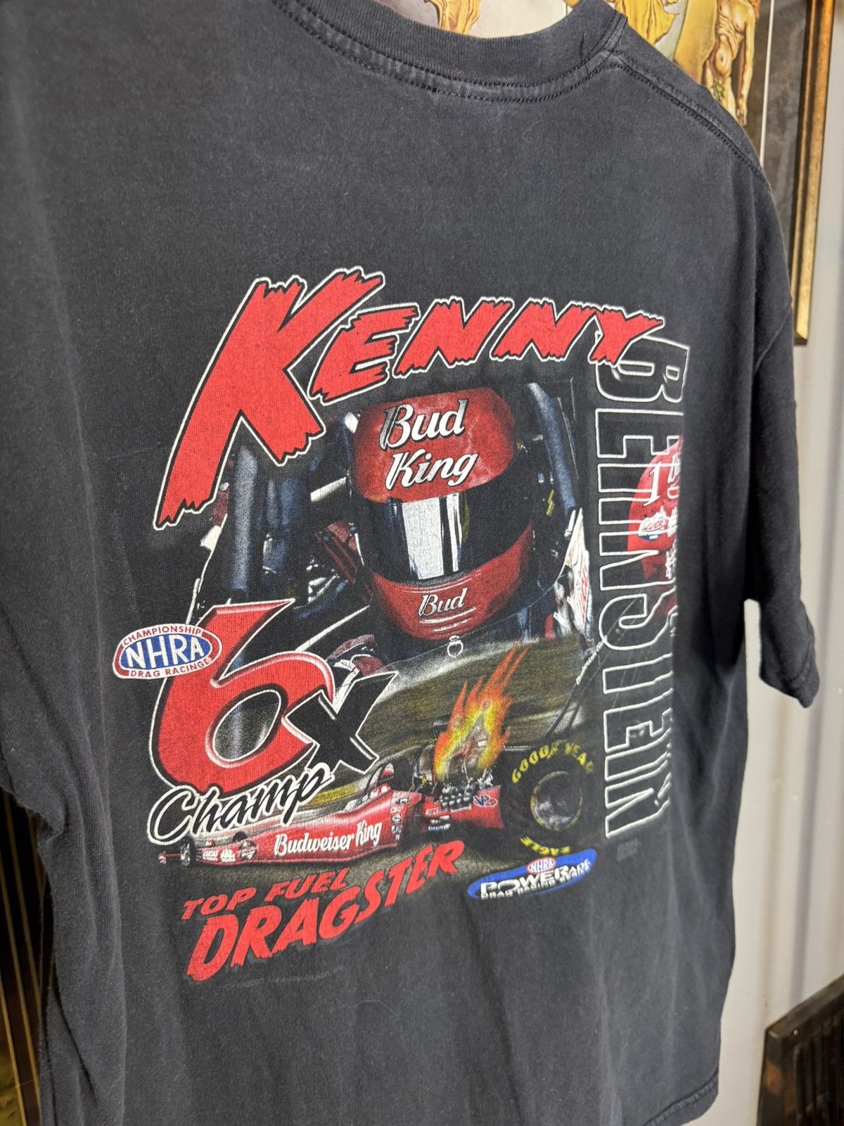 Budweiser Vintage Budweiser NASCAR Shirt Size US XL / EU 56 / 4 - 4 Thumbnail