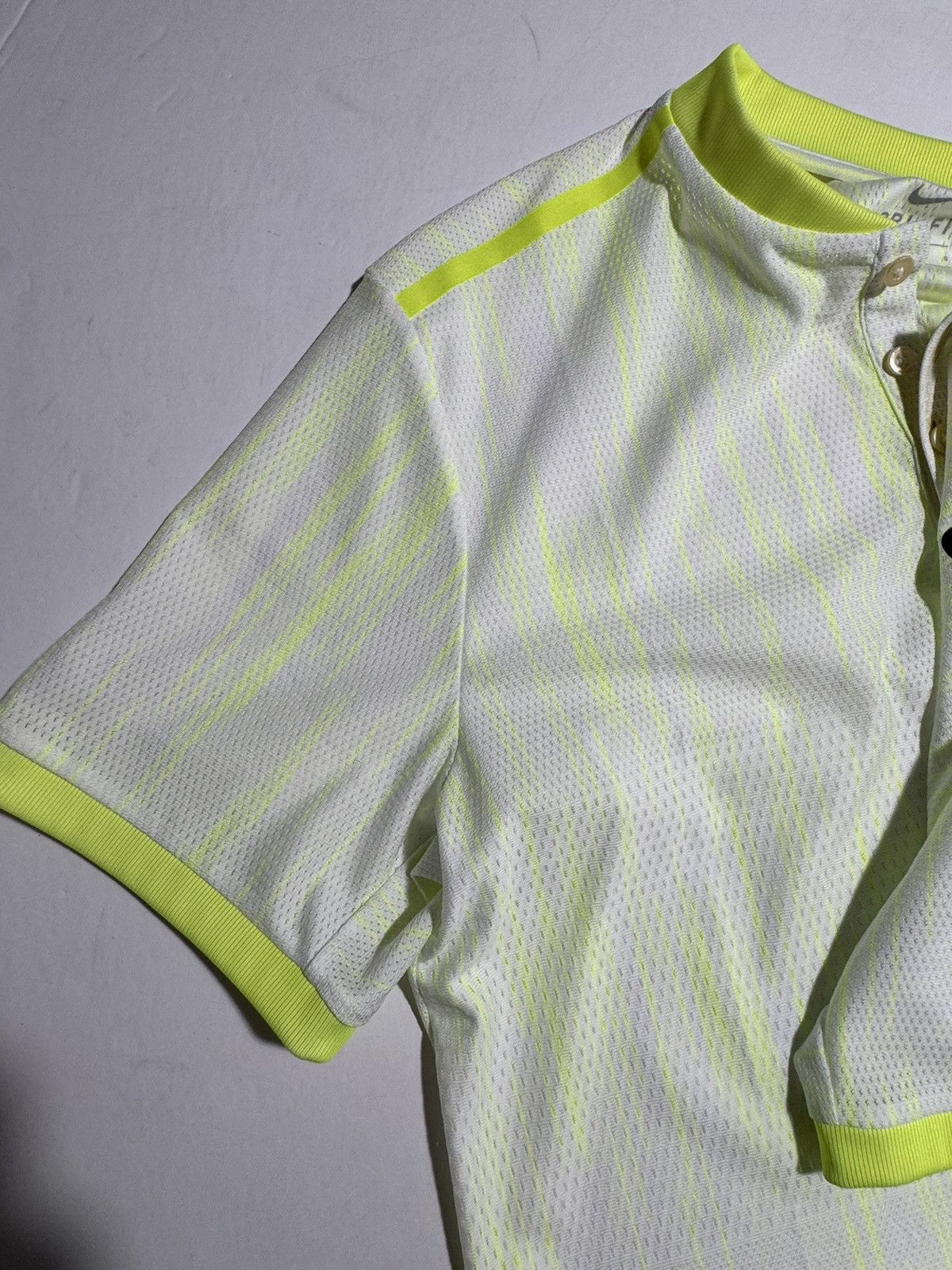 Nike Nike Dri-Fit Button Up Jersey Style Shirt Size US L / EU 52-54 / 3 - 6 Thumbnail