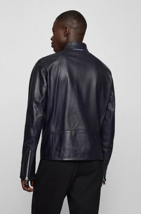 Hugo boss porsche leather jacket sales