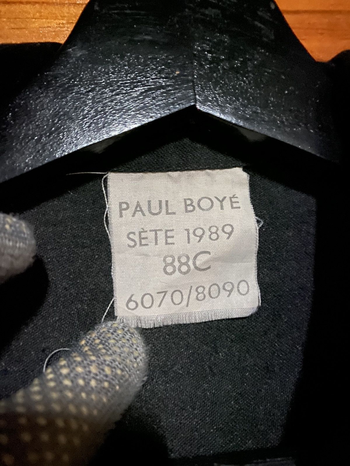 Vintage 1989 Paul Boyé French Military Field Jacket – Black