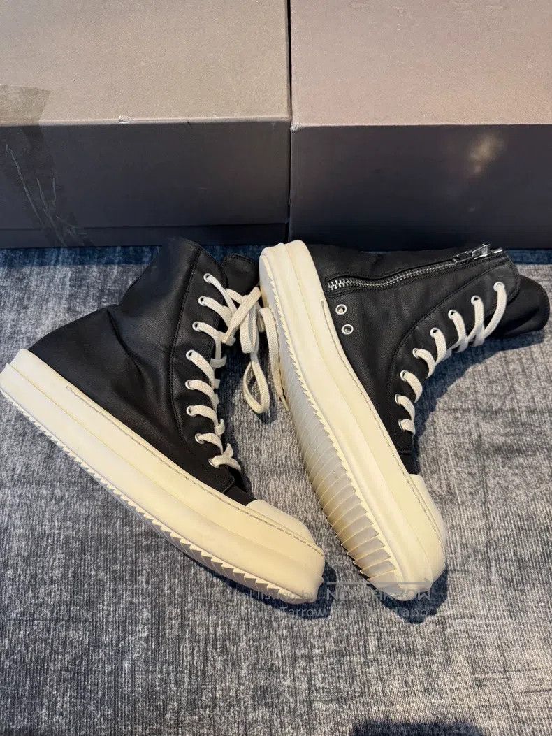 Rick Owens Rick Owens Double line wax surface large Converse shoes Size US 9 / EU 42 - 3 Thumbnail