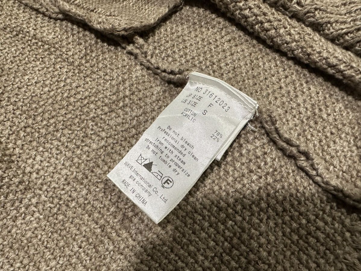 GOA 🔥Y2K Archived Goa Open Knit Cardigan Shawl Collar Size US L / EU 52-54 / 3 - 12 Thumbnail
