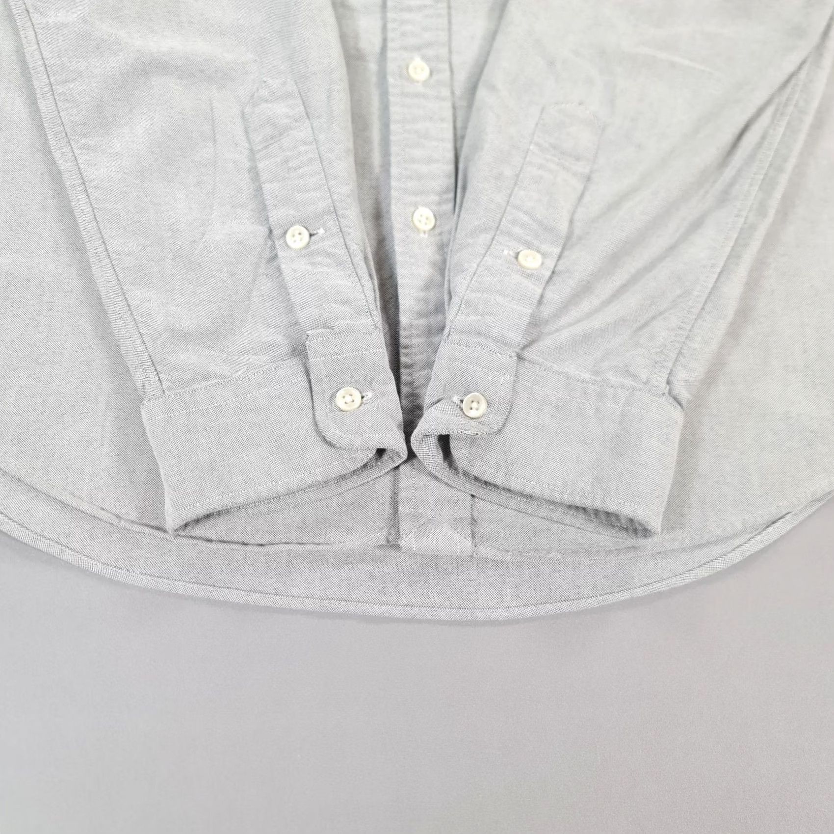 Polo Ralph Lauren Polo Ralph Lauren Shirt Mens Oxford Grey Large Slim Cotton Button Down Size US L / EU 52-54 / 3 - 5 Thumbnail