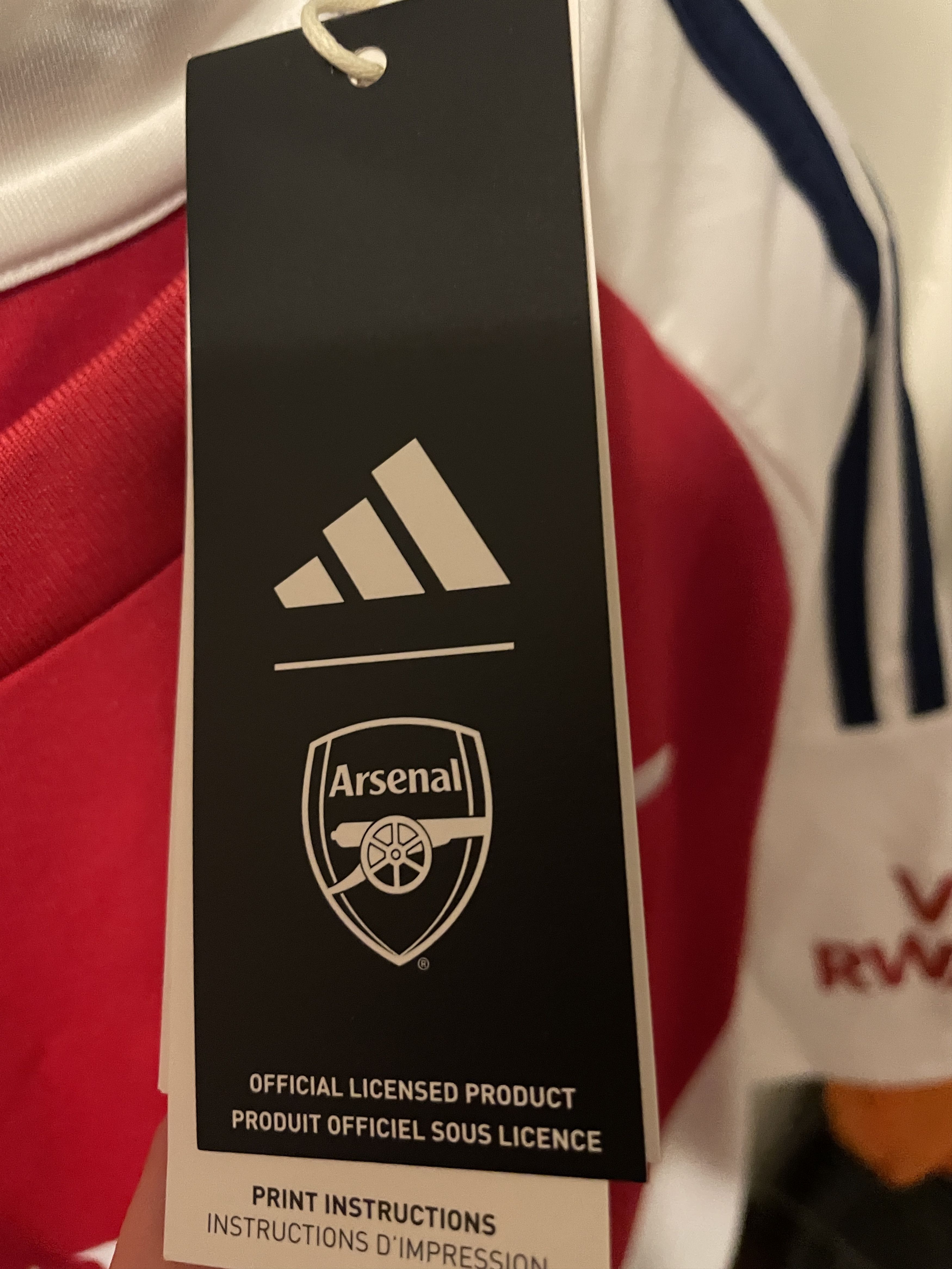 Other (Brand new)Arsenal Declan Rice home jersey w champions leagu Size US L / EU 52-54 / 3 - 4 Thumbnail