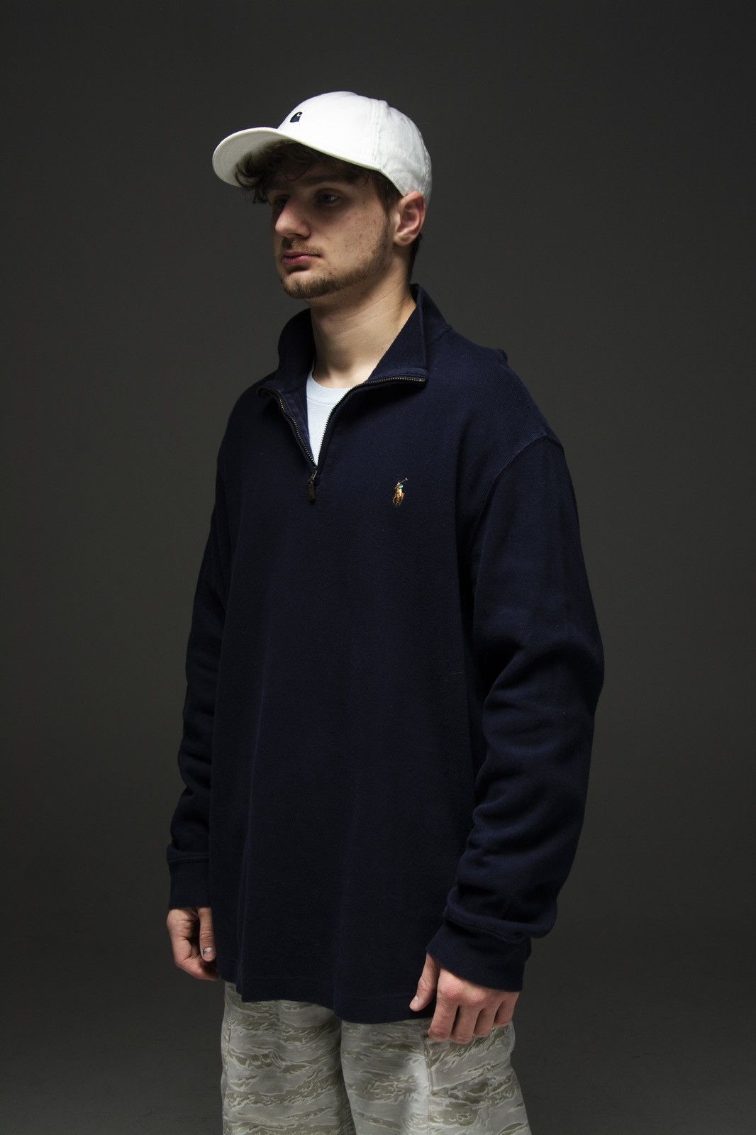 Polo Ralph Lauren × Ralph Lauren × Vintage Vintage sweater knite Ralph Lauren 1/3 zip Size US XL / EU 56 / 4 - 5 Thumbnail