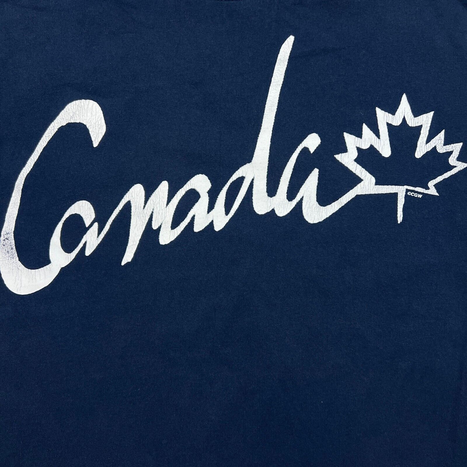 Gildan × Vintage VTG Canada Vancouver Tee Double Sided Graphic Short Sleeve Size US L / EU 52-54 / 3 - 3 Thumbnail