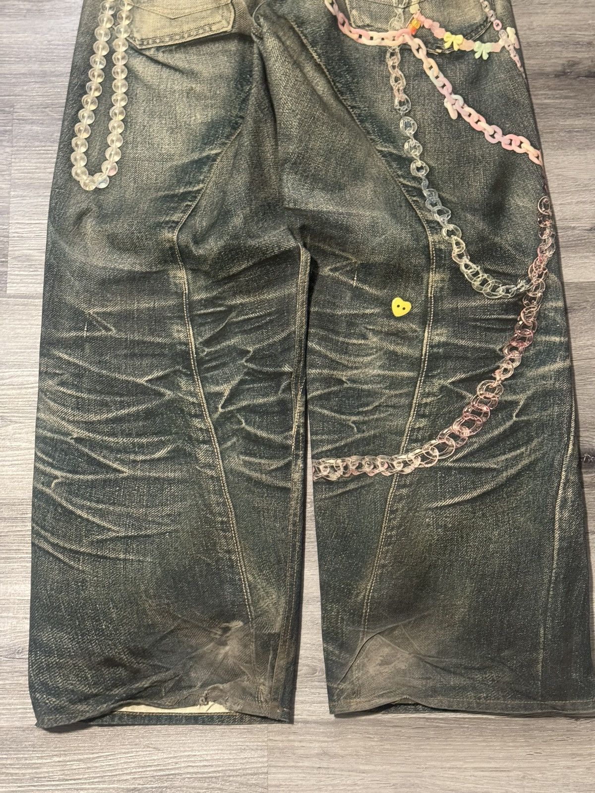 Acne Studios Acne Studios Printed Chain Kawaii Embellished Jeans Size US 28 / EU 44 - 6 Thumbnail