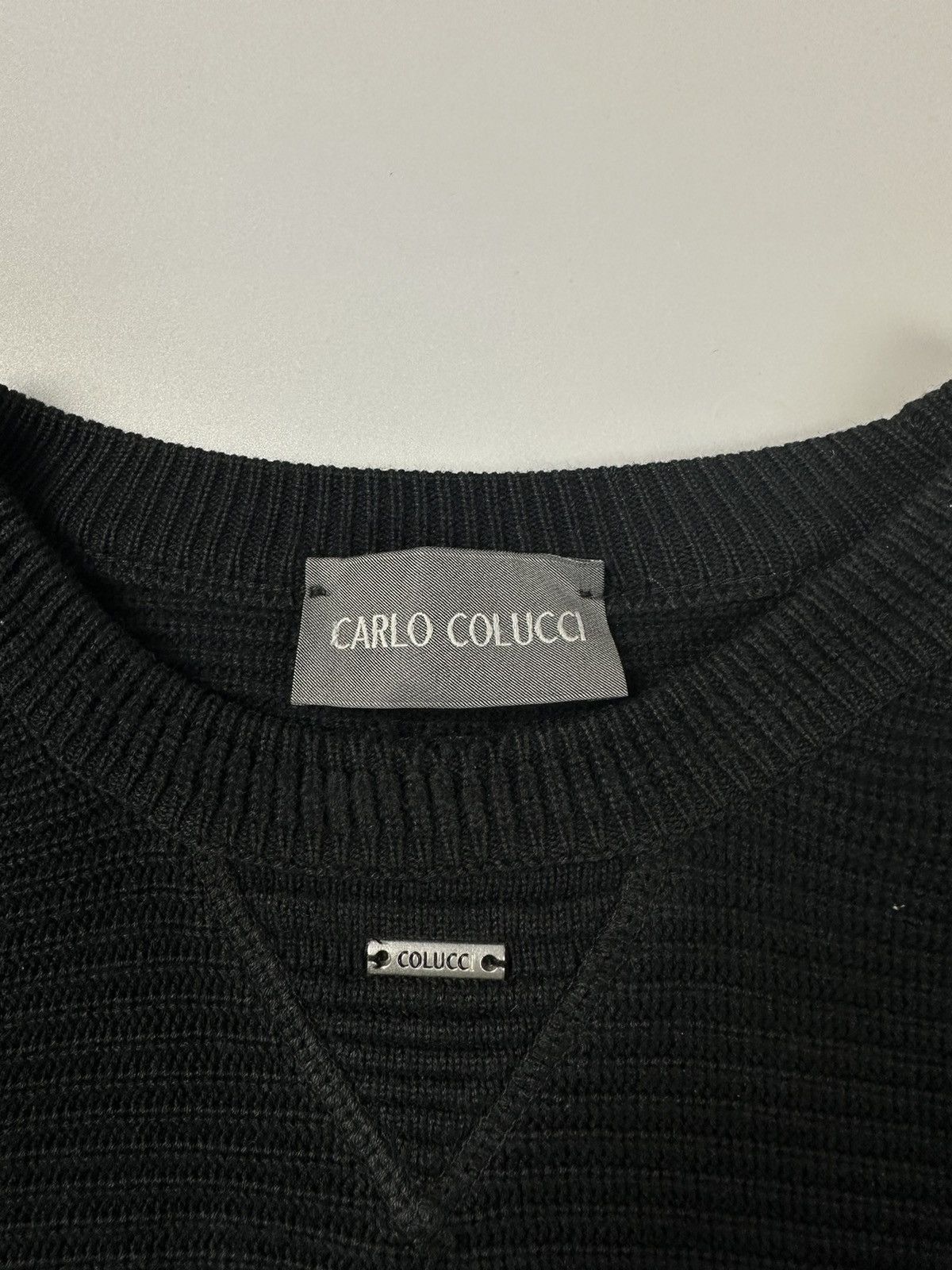 Carlo Colucci Carlo Colucci Oversized Heavy Knit Sweater Size US L / EU 52-54 / 3 - 3 Thumbnail