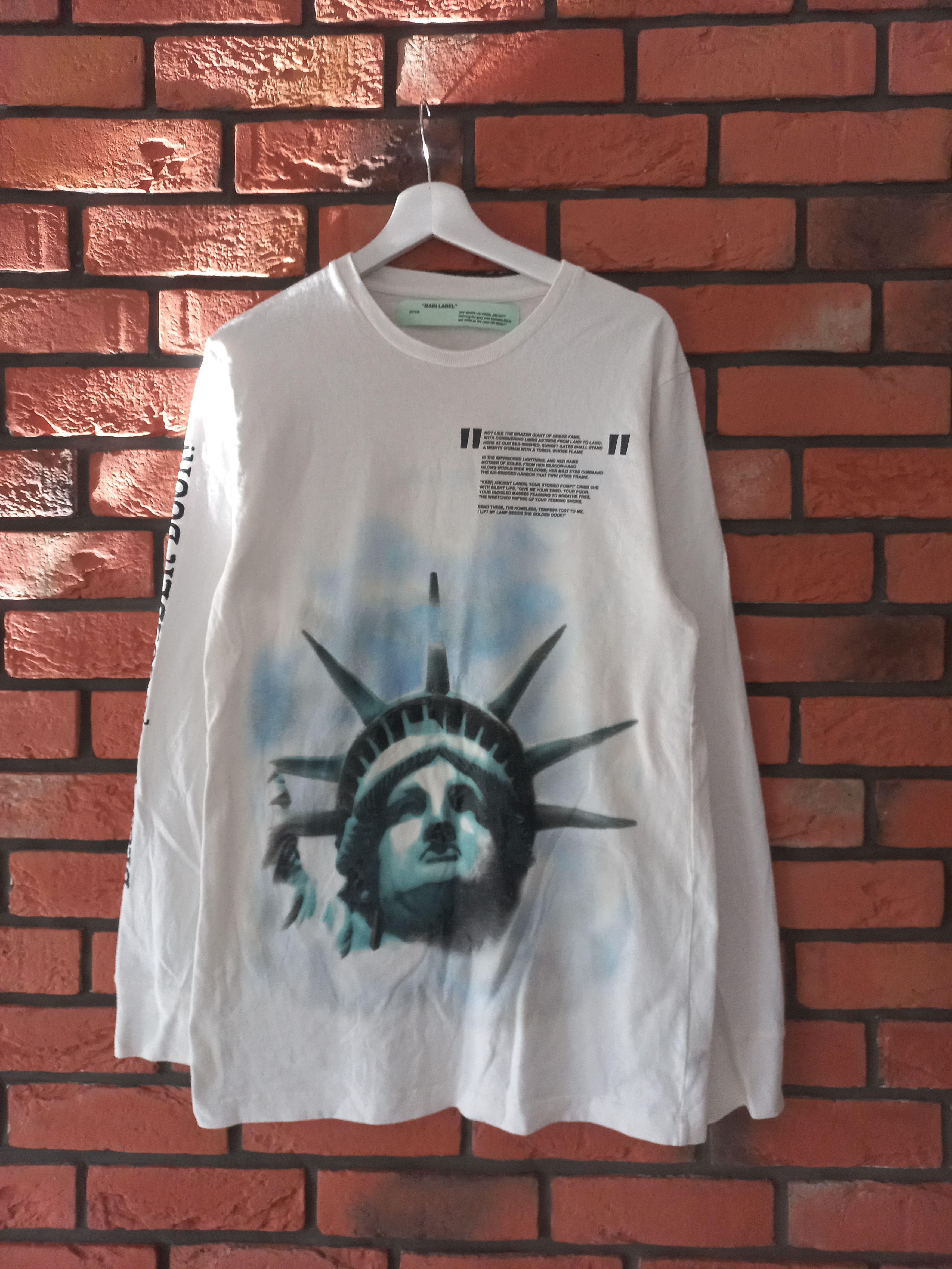 Off white statue of liberty hotsell