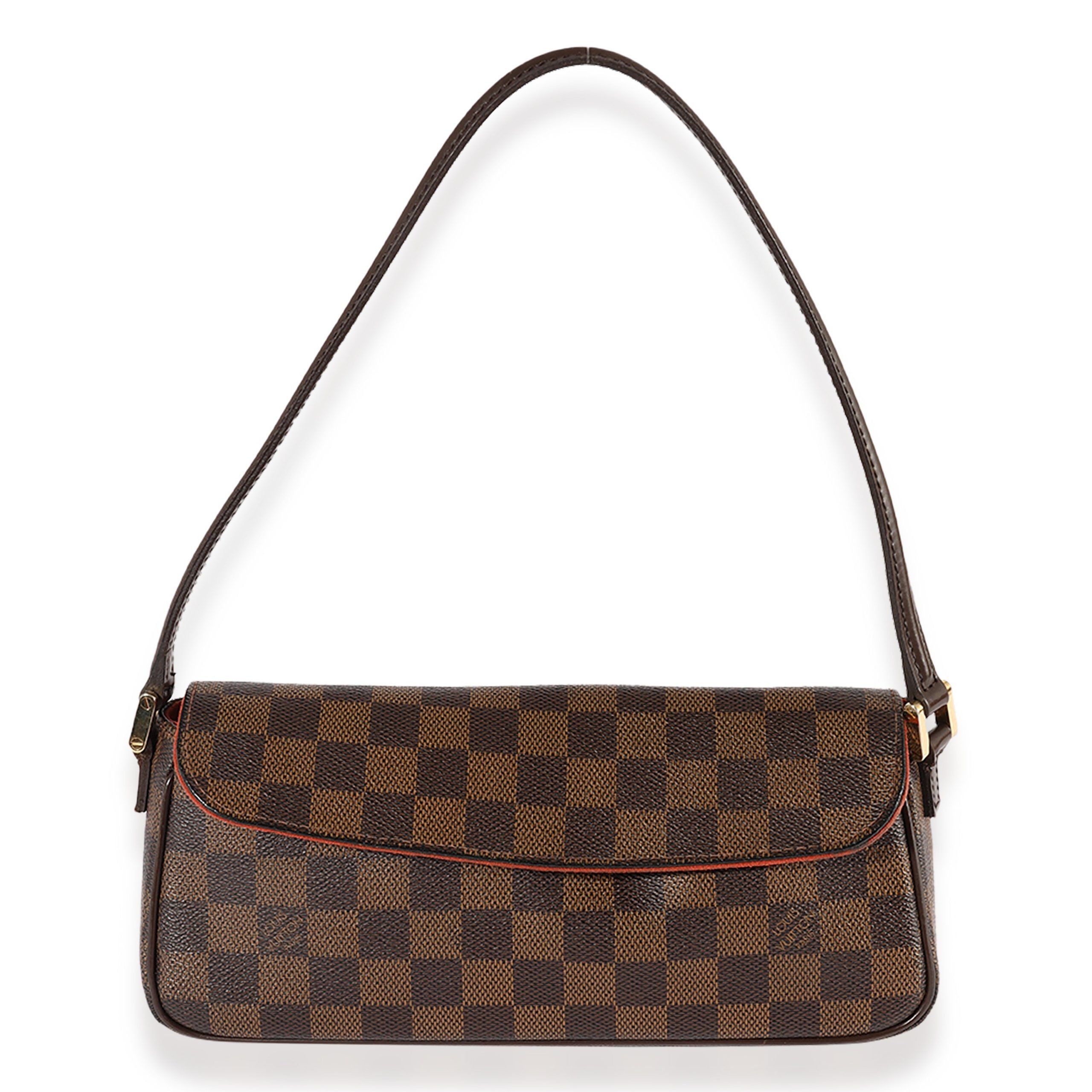 image of Louis Vuitton Damier Ebene Recoleta in Brown, Women's