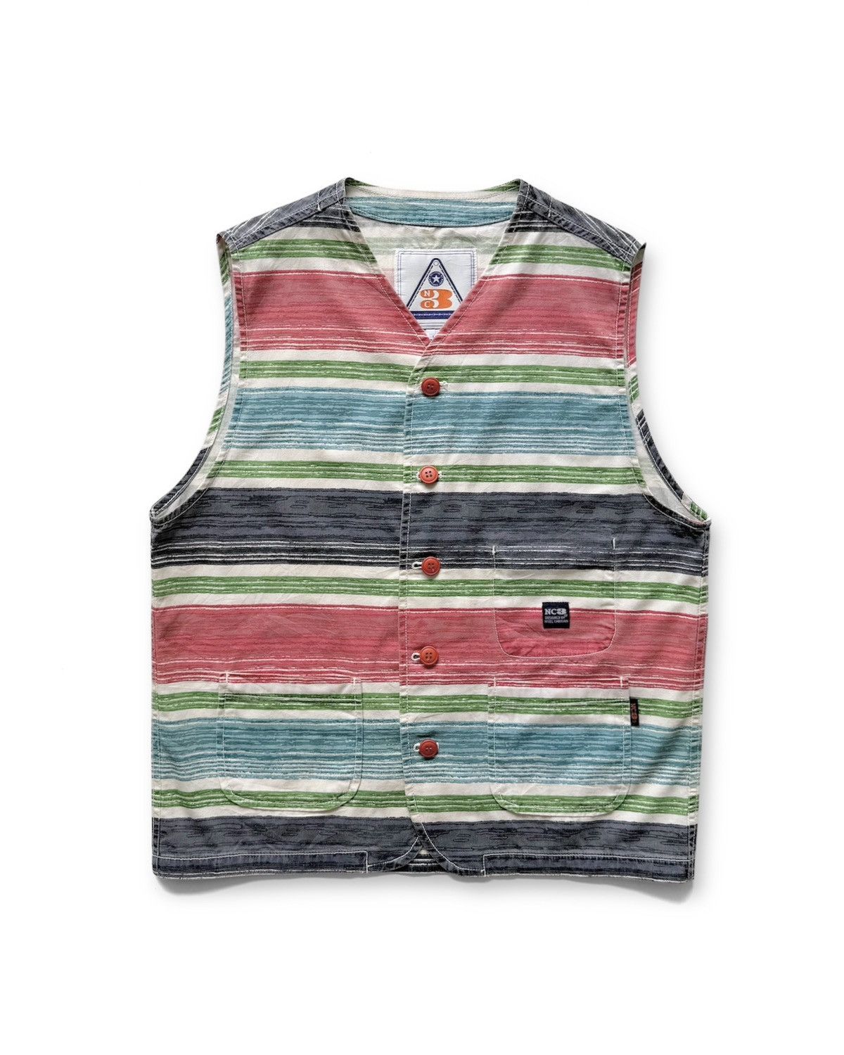 Nigel Cabourn VINTAGE 90s NC3 NIGEL CABOURN NATIVE VEST SHIRT Size US L / EU 52-54 / 3 - 1 Thumbnail