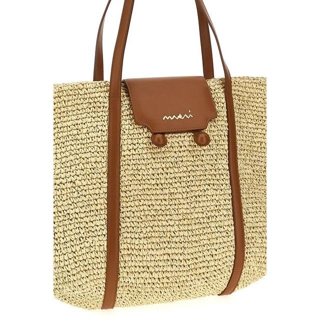 Marni MARNI Natural/Brown Tote Bag New Size ONE SIZE - 3 Thumbnail