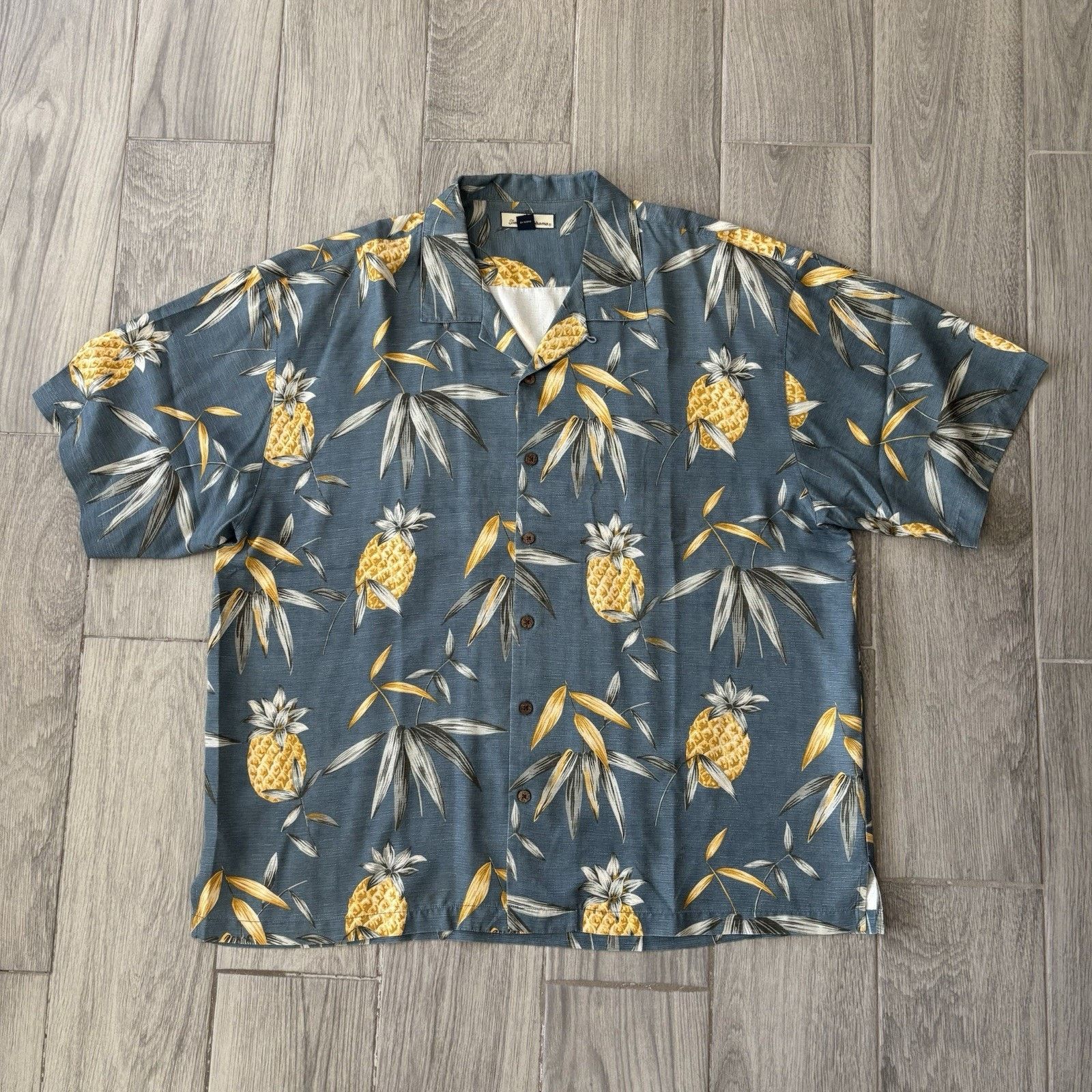 Tommy Bahama Tommy Bahama Hawaiian Silk Shirt Pineapple Floral Mens XXL Size US XXL / EU 58 / 5 - 1 Thumbnail