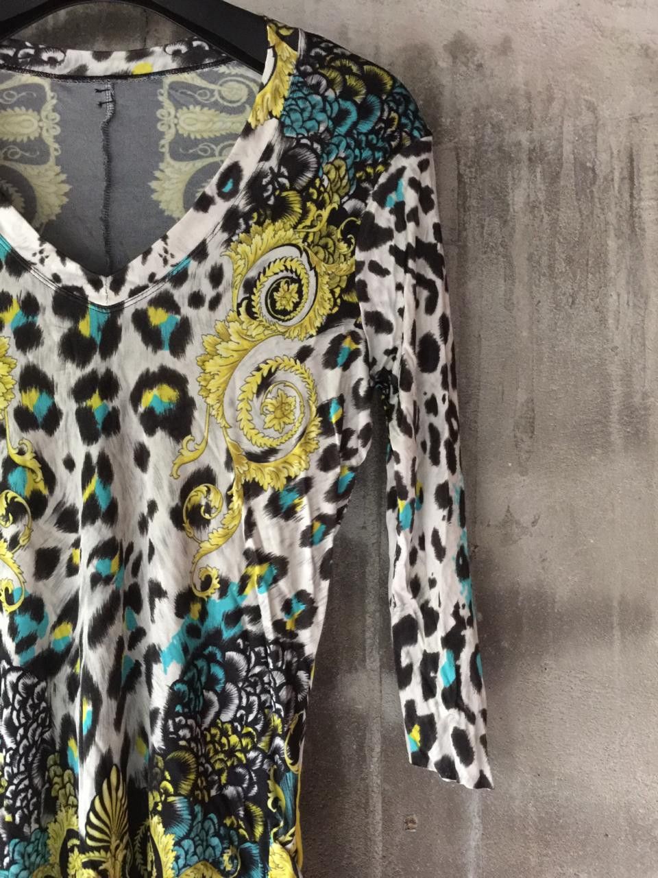 Versace × Vintage GIANNI VERSACE LEOPARD LONG SLEEVE Size M / US 6-8 / IT 42-44 - 6 Thumbnail