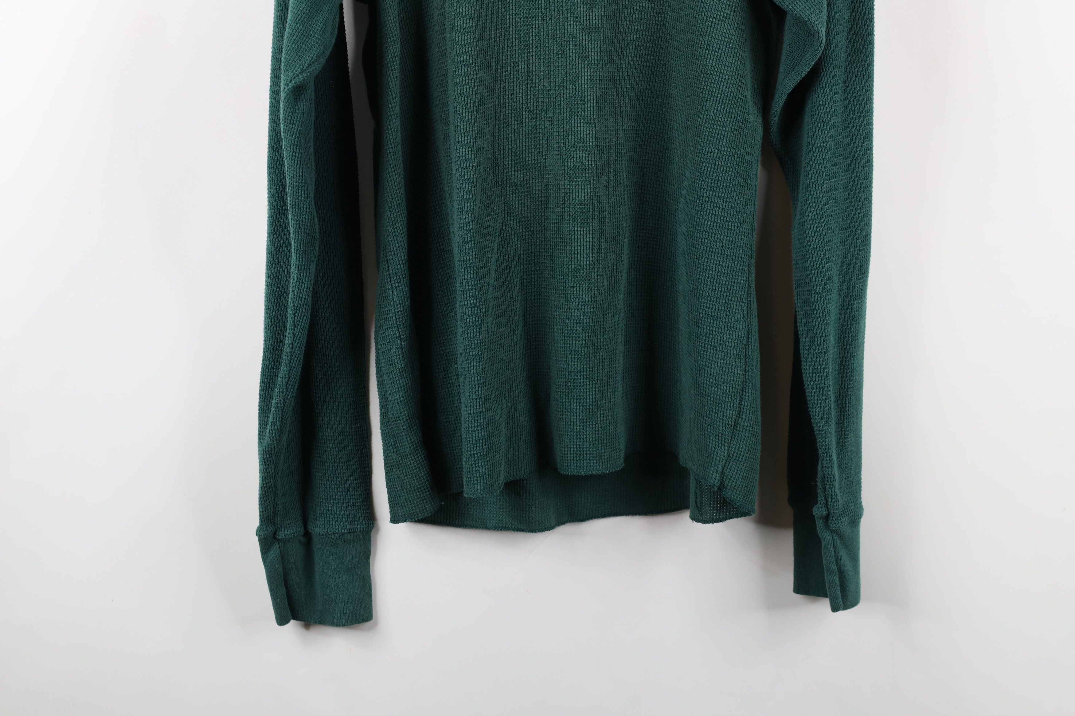Vintage Vintage 90s Streetwear Thin Thermal Waffle Knit T-Shirt USA Size US XL / EU 56 / 4 - 12 Thumbnail