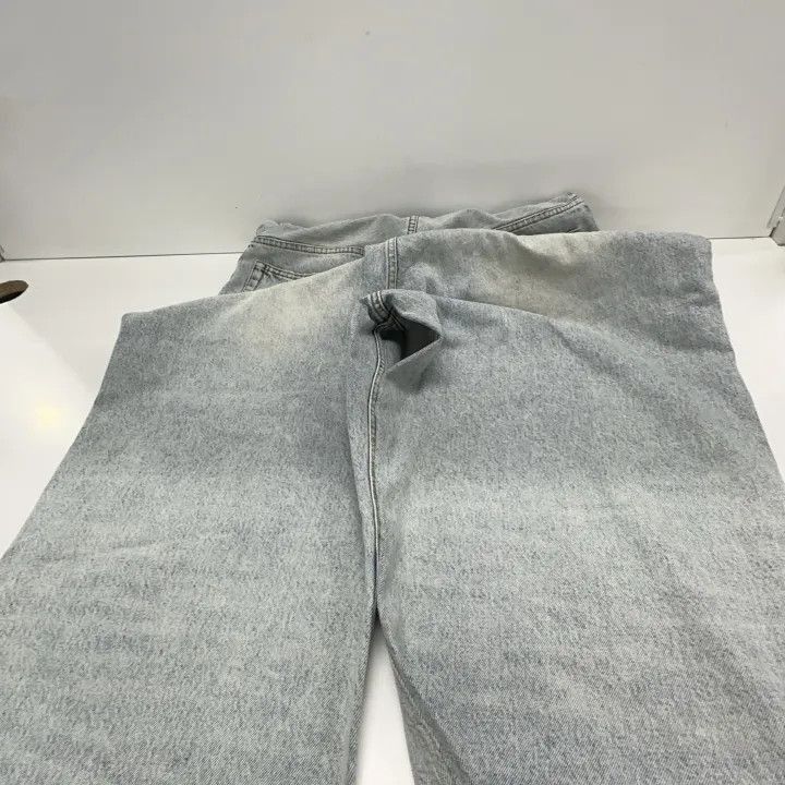 Balenciaga Balenciaga Wide Leg High Waist Denim Jeans 0079-2507 Size US 26 / EU 42 - 8 Thumbnail