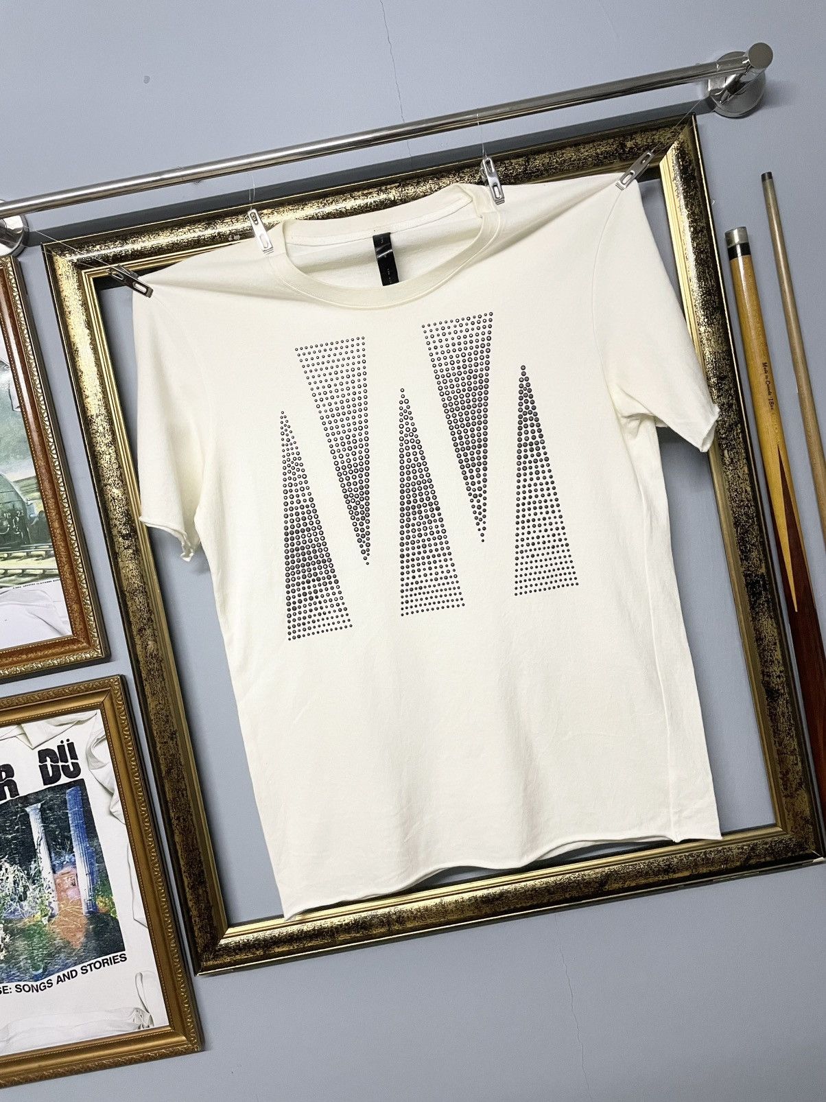 wjk Vintage Japan Designer WJK Punk Art Studded Avantgarde Tee Size US M / EU 48-50 / 2 - 2 Thumbnail