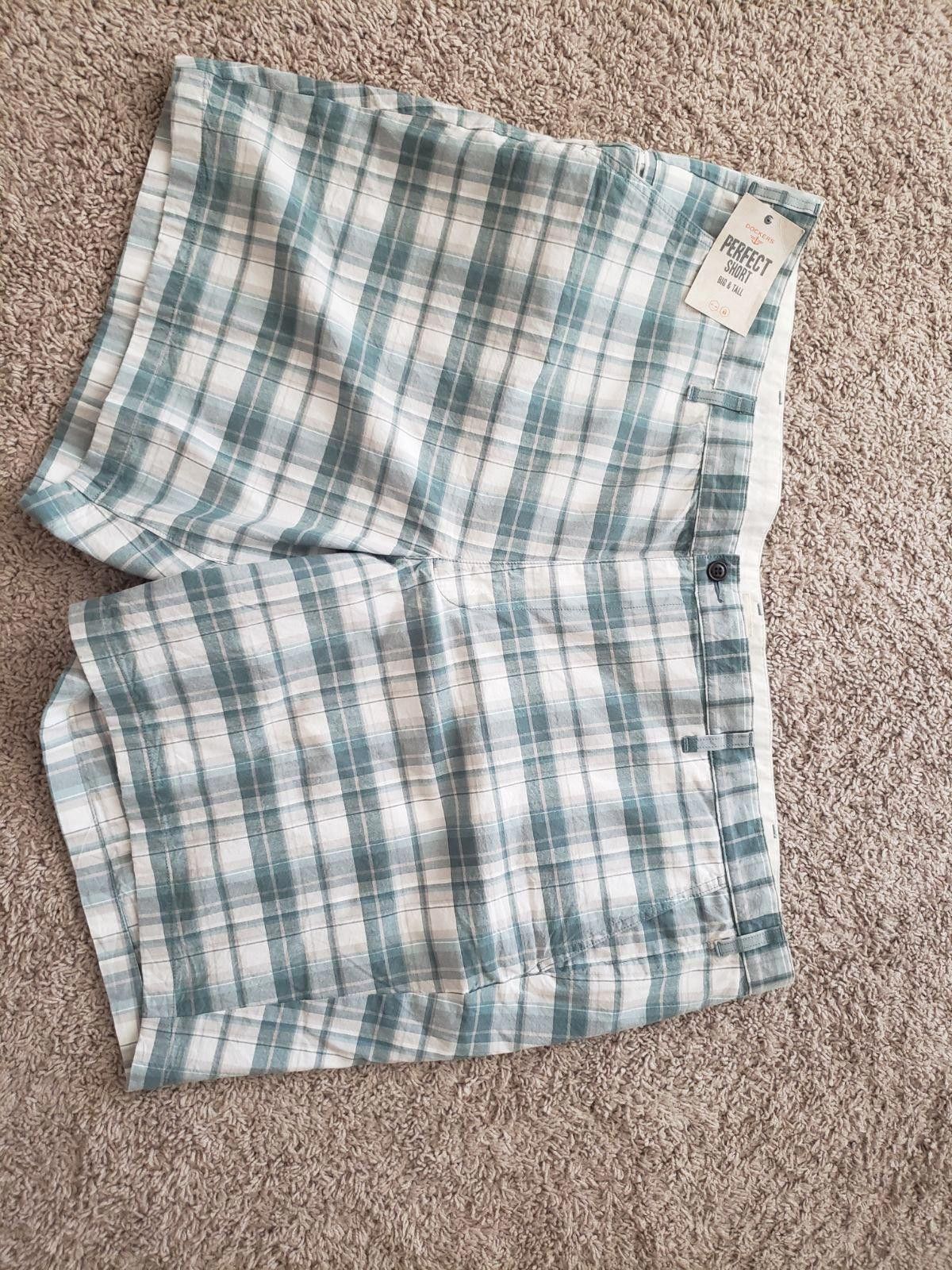 Dockers Men's Dockers Plaid Shorts New Big tall Size US 44 / EU 60 - 1 Thumbnail