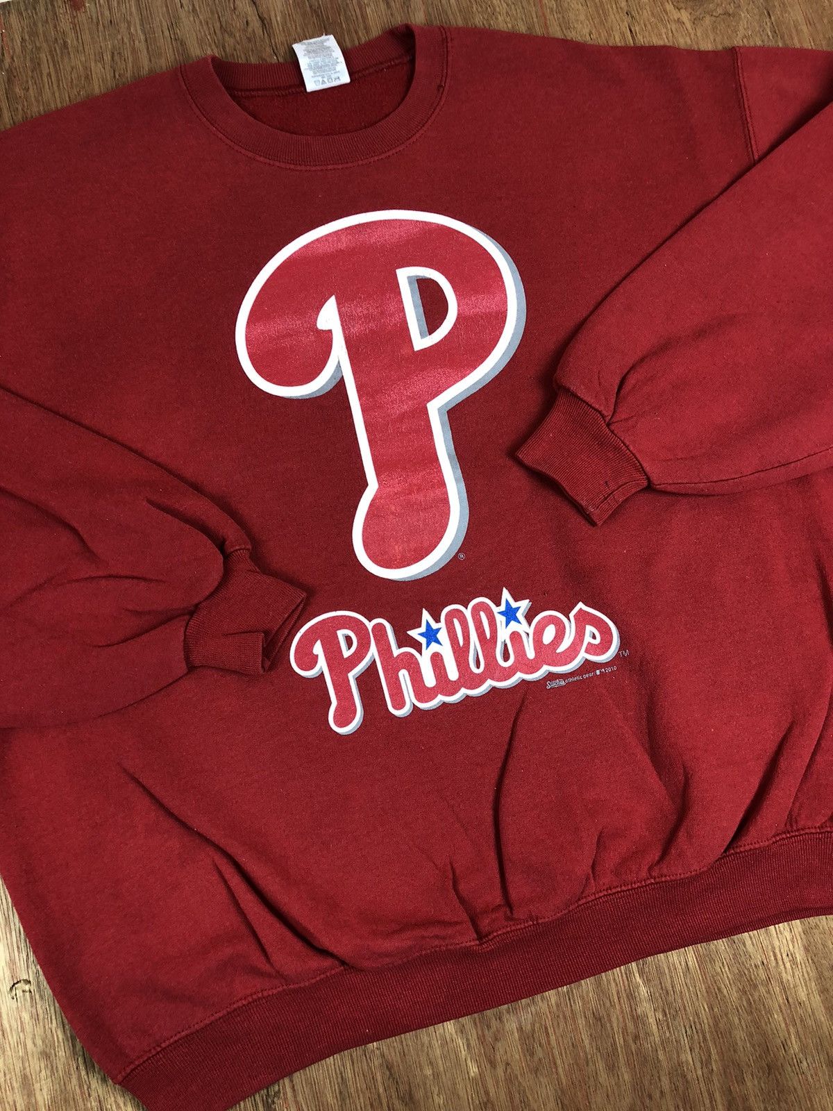 MLB × Vintage Vintage Phillies MLB Big Logo Design Size US XL / EU 56 / 4 - 3 Thumbnail