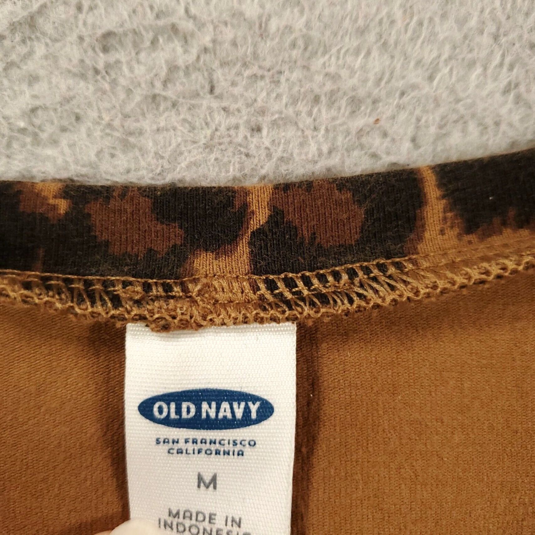 Old Navy Old Navy Womens Mini Leopard Print Dress Size Medium Pullover Casual Knit Brown Multicolor Size M / US 6-8 / IT 42-44 - 5 Thumbnail
