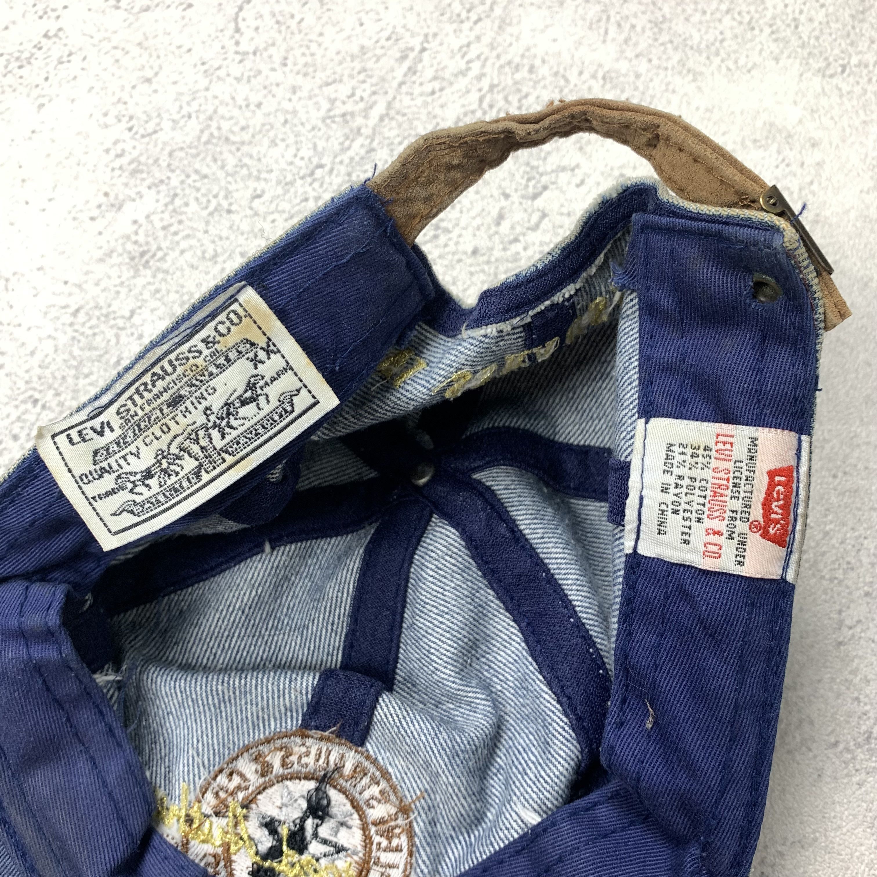 Levi's Vintage Levi's Levi Strauss Denim Hat Rugged Mud Wash Size ONE SIZE - 8 Thumbnail