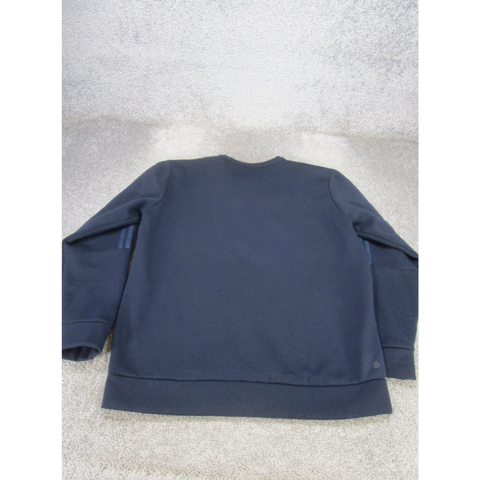 Adidas VINTAGE Adidas Sweatshirt Mens Large Blue Fleece Pullover Crew Size US L / EU 52-54 / 3 - 3 Thumbnail