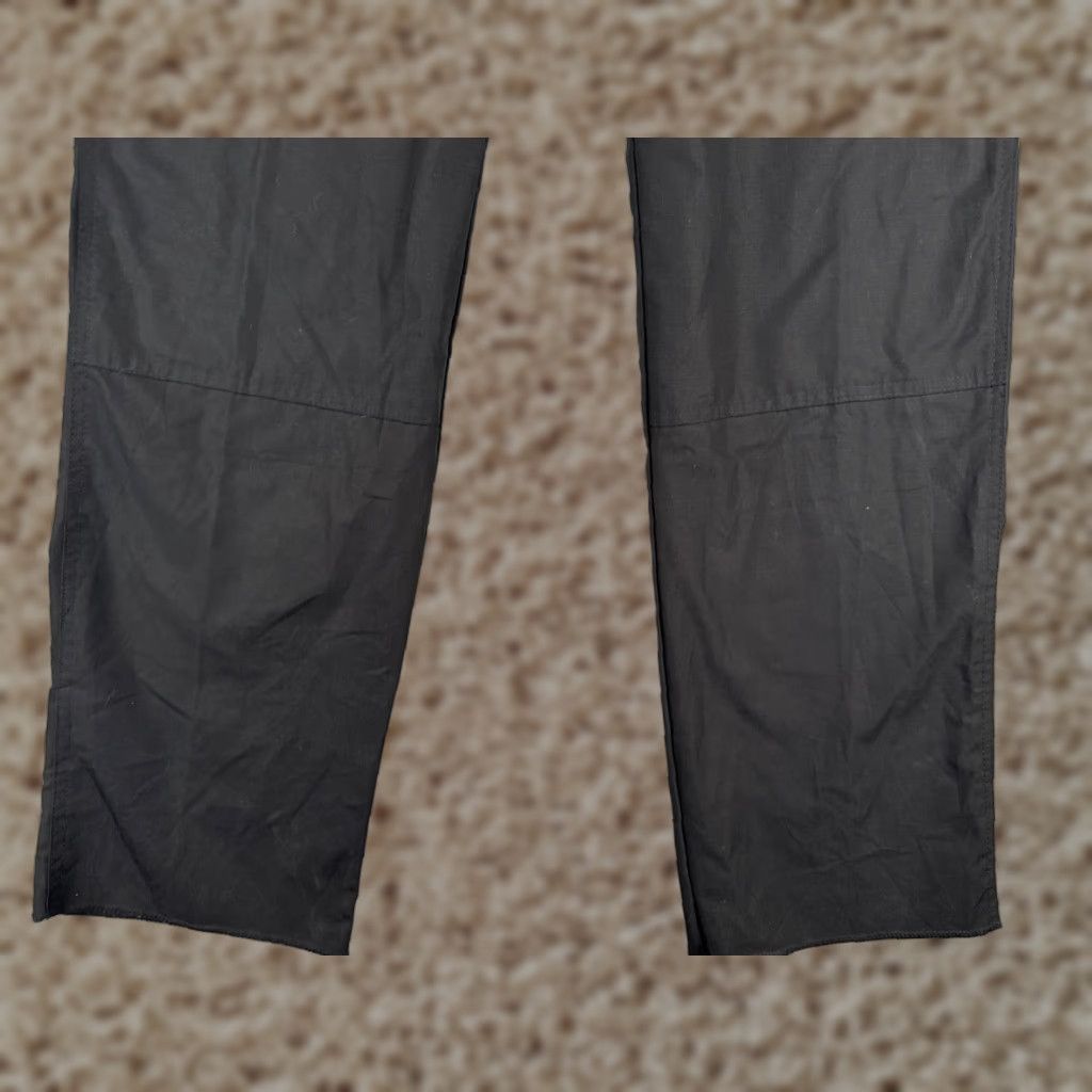 Propper PROPper Pants Women 14 Black Cargo Rip-Stop Fabric Double Knee Poly Blend Unhem Size 36" / US 14 / IT 50 - 1 Thumbnail