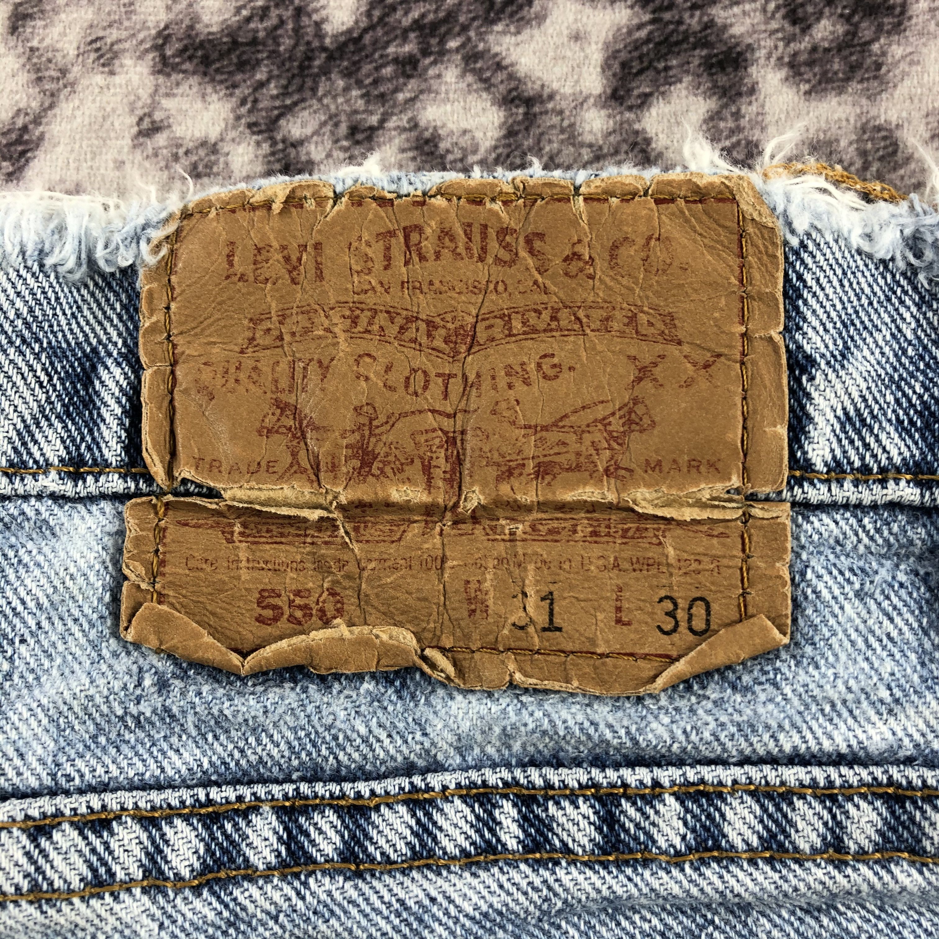 Levi's × Vintage 90s Vintage Light Wash Levis 550 Jeans-JM3162 Size US 30 / EU 46 - 6 Thumbnail