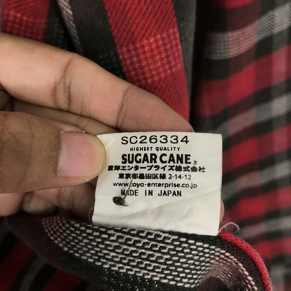 Sugar Cane 🔥VINTAGE WOOL SHIRT JACKET SUGAR CANE TOYO ENTERPRISE TARTAN Size US M / EU 48-50 / 2 - 21 Thumbnail