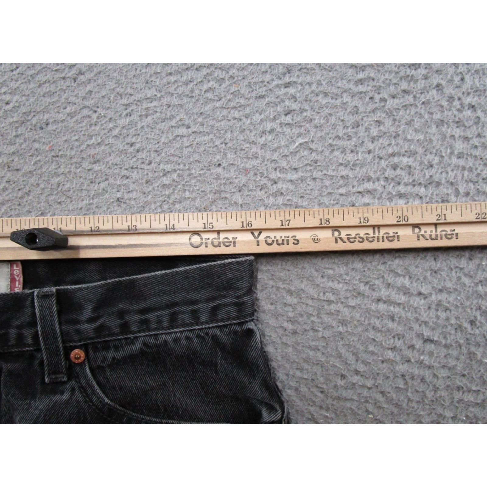 Levi's VTG Levi's Relaxed Fit Straight Leg Denim Jeans 34x36 Black 5-Pocket Design Cotton Denim Men Jeans Straight VTG Levi's Regular Size 34 Mens Size US 34 / EU 50 - 6 Thumbnail