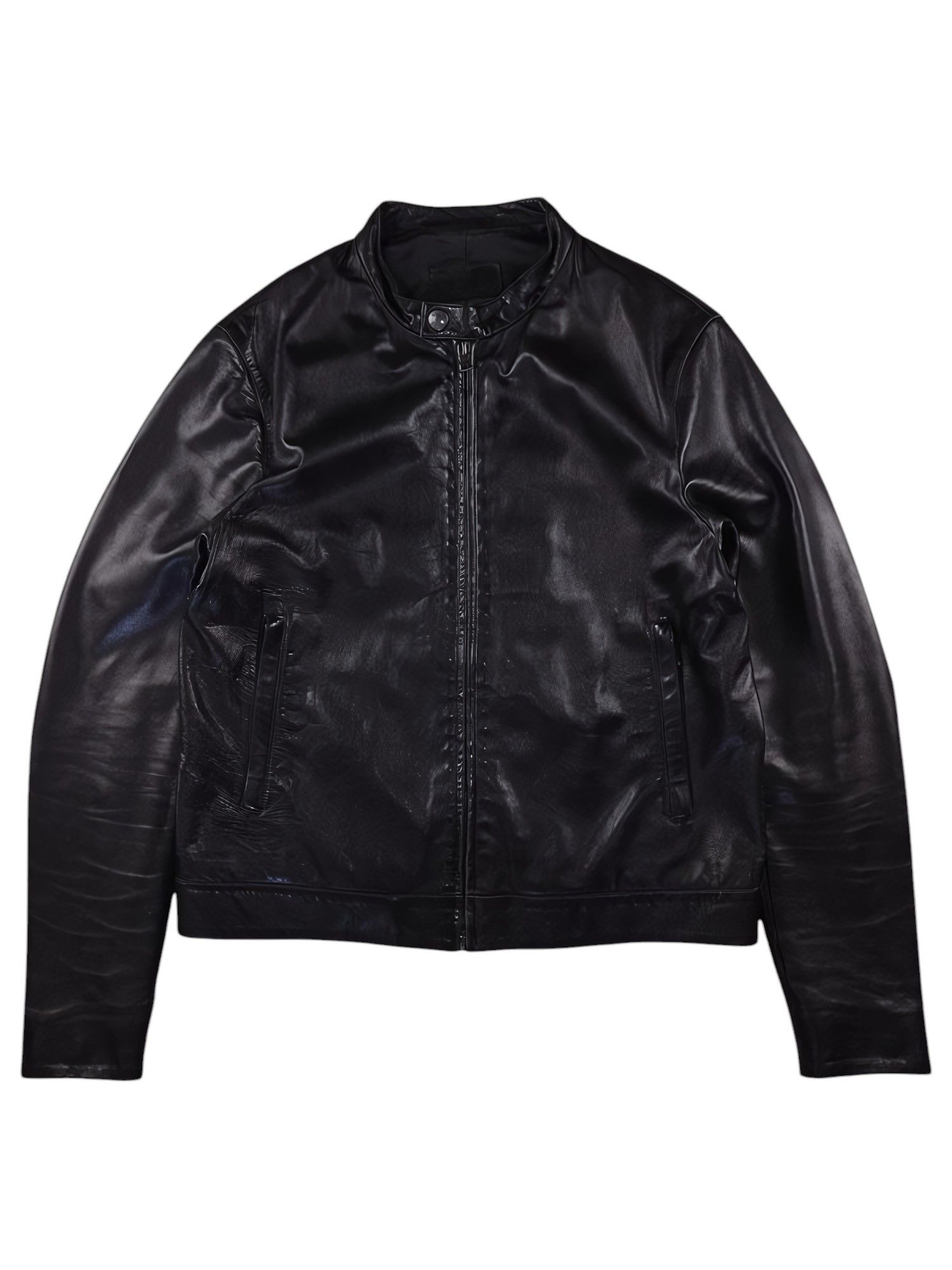 FW2000 prada mouton leather jacket