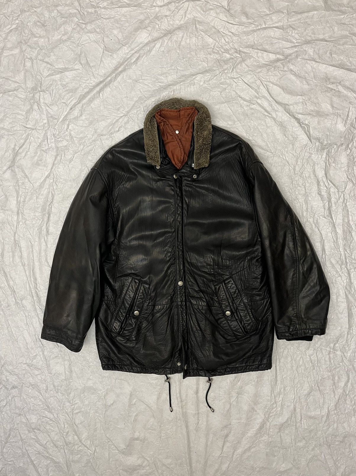 Voyage Voyage pre-Griffin 1980s leather jacket Size US L / EU 52-54 / 3 - 1 Thumbnail
