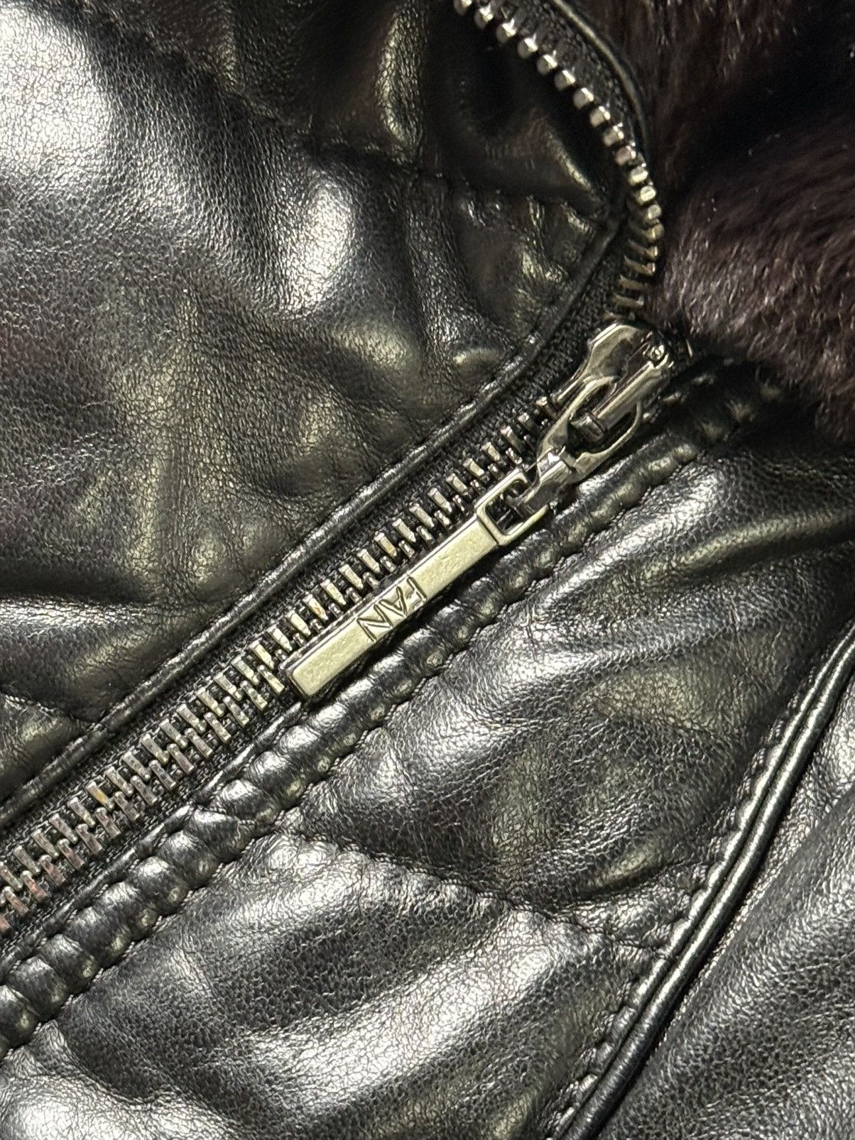 Gan leather jacket s size