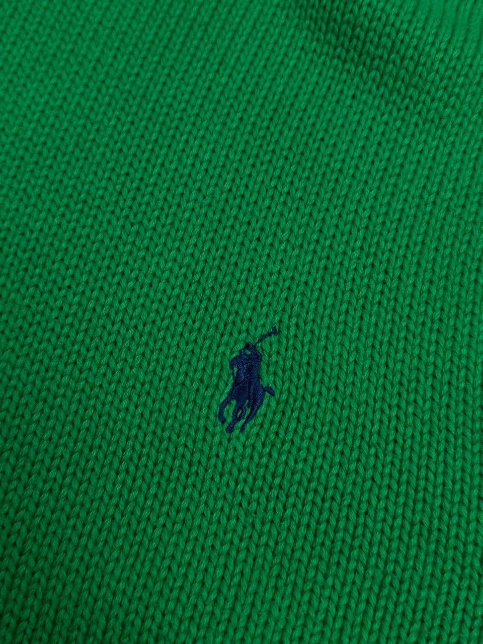 Polo Ralph Lauren Vintage 90s Polo Ralph Lauren RRL Big Knit Green Sweater XL Size US XL / EU 56 / 4 - 4 Thumbnail