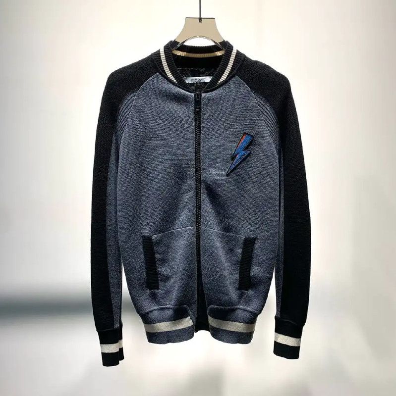 Givenchy Givenchy Gray Wool Men's Knit Sweater 0089 Size US S / EU 44-46 / 1 - 1 Thumbnail
