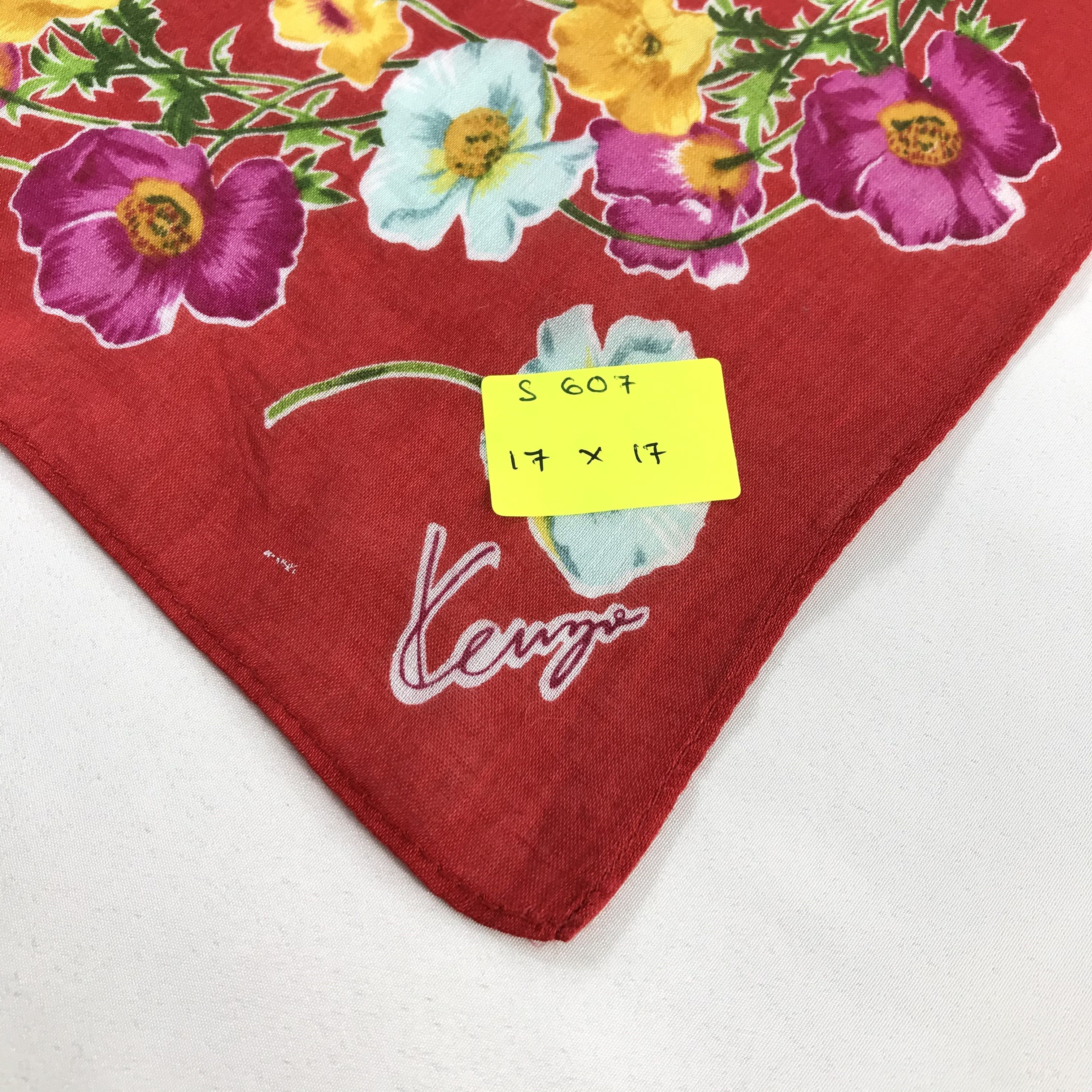 Kenzo × Vintage Kenzo Bandana / Handkerchief / Neckerchief - S607 Size ONE SIZE - 5 Thumbnail
