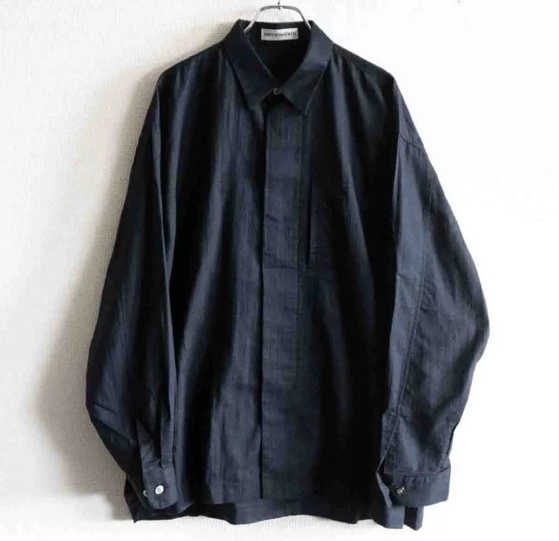 Issey Miyake issey miyake Cotton-linen blended shirt Size US M / EU 48-50 / 2 - 1 Thumbnail
