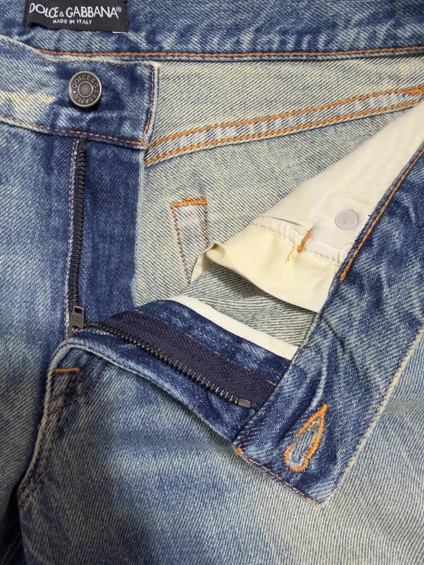 Dolce & Gabbana Dolce&Gabbana Low Rise Slim Distressed Jeans 50 Size US 34 / EU 50 - 4 Thumbnail