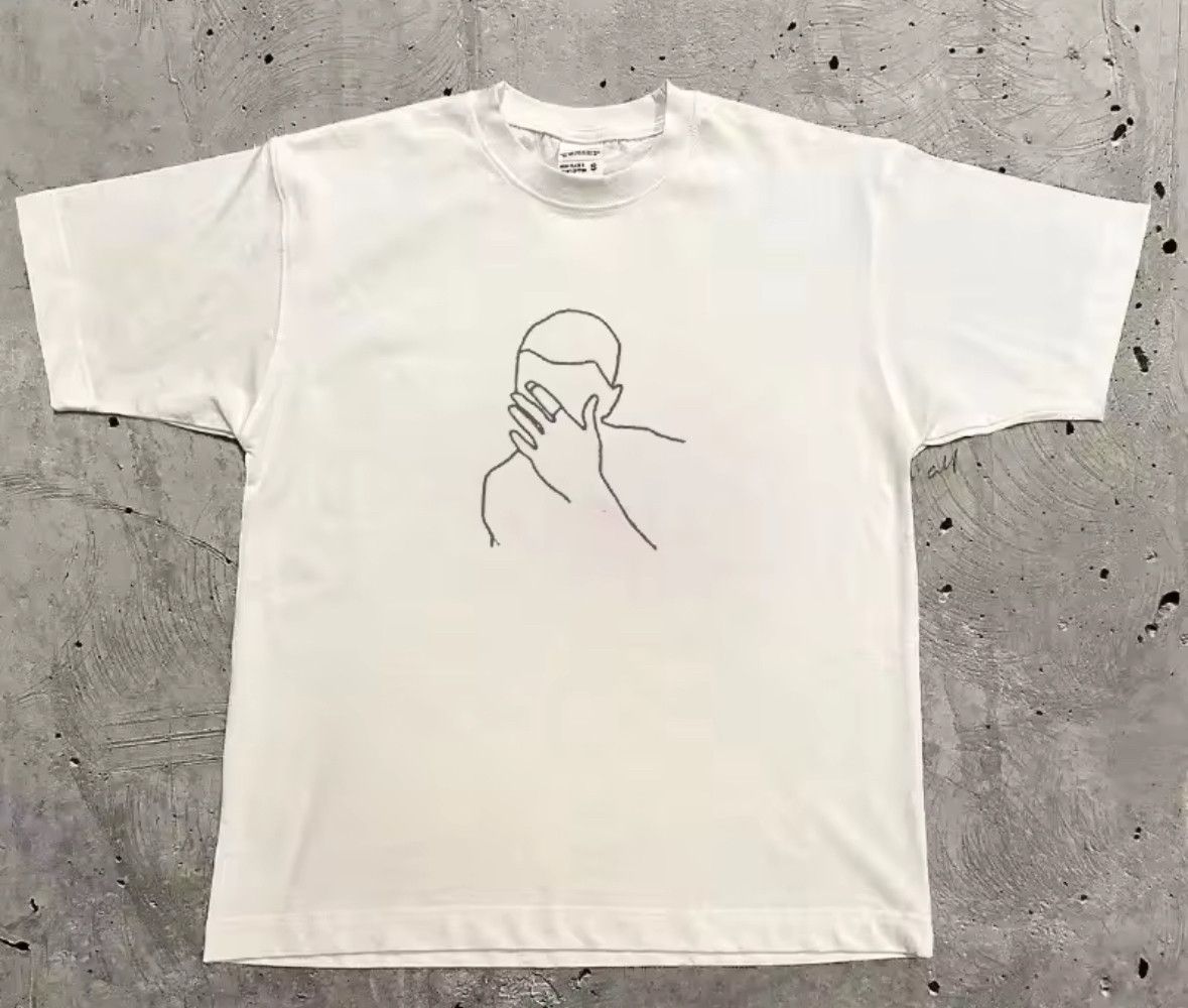 Other Streetwear Y2K Retro Rapper Frank Print White T-Shirt Size US XXL / EU 58 / 5 - 1 Thumbnail