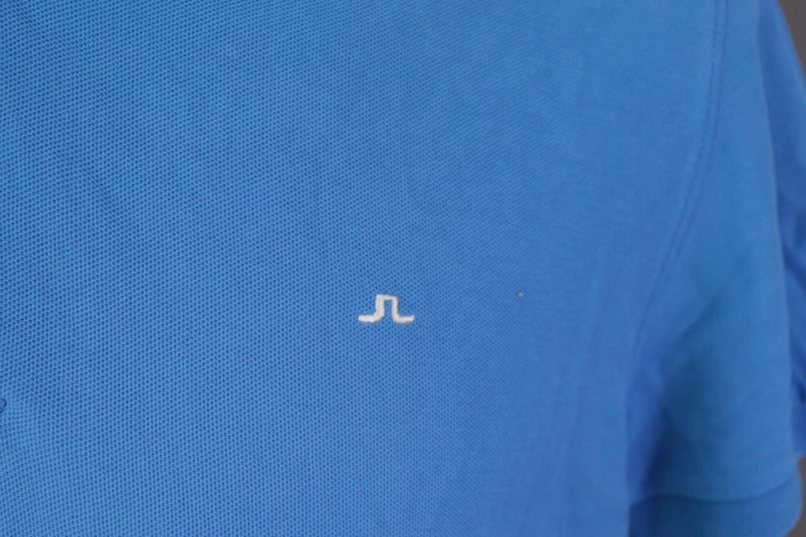 J.Lindeberg J.Lindeberg Slim Fit Blue Sport Golf Polo Shirt Size L Size US L / EU 52-54 / 3 - 2 Thumbnail